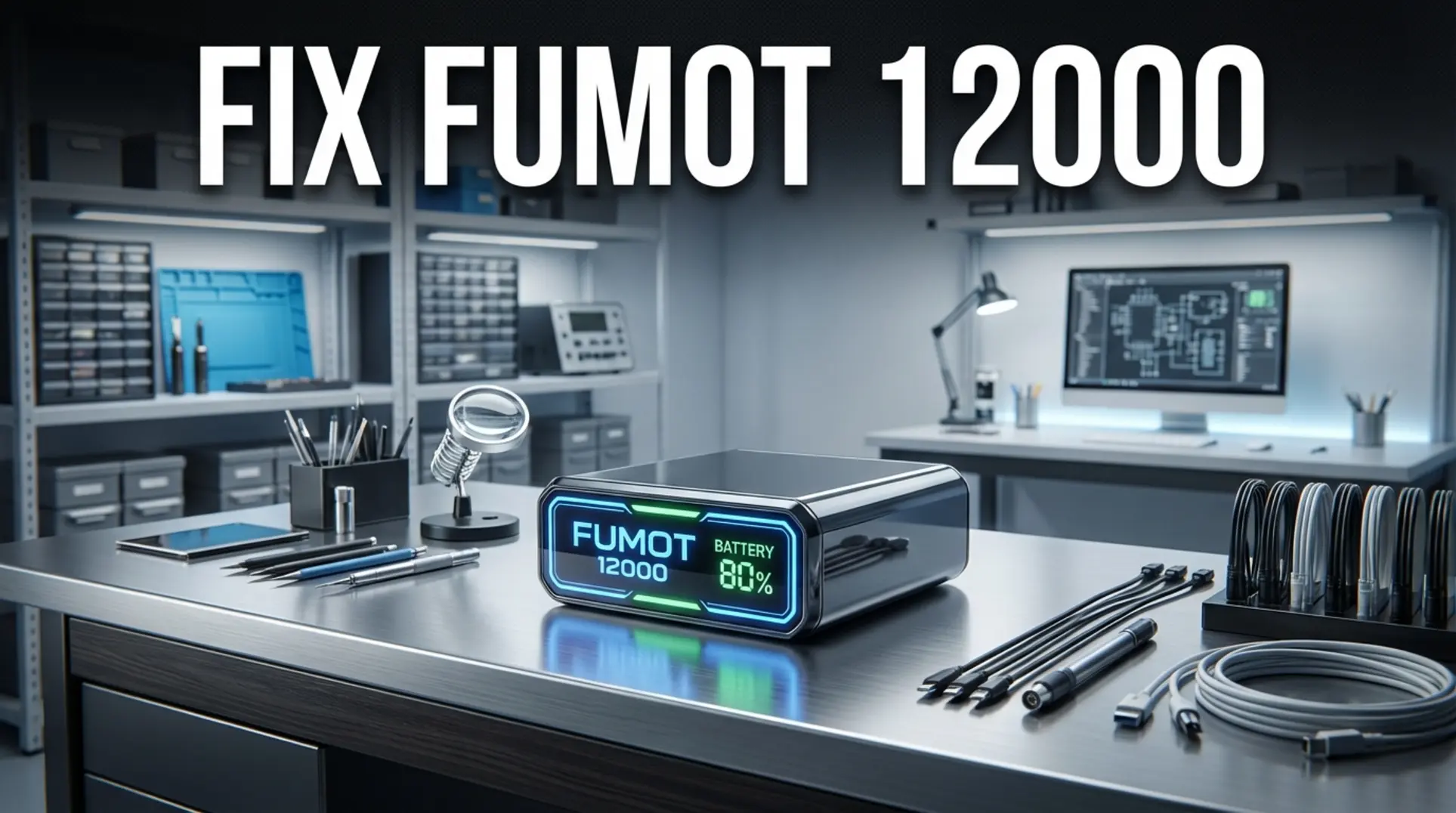 Fumot Digital Box 12000 troubleshooting guide for charging and screen issues